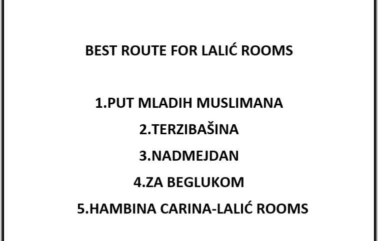Lalic Rooms Sarajevo Exterior photo